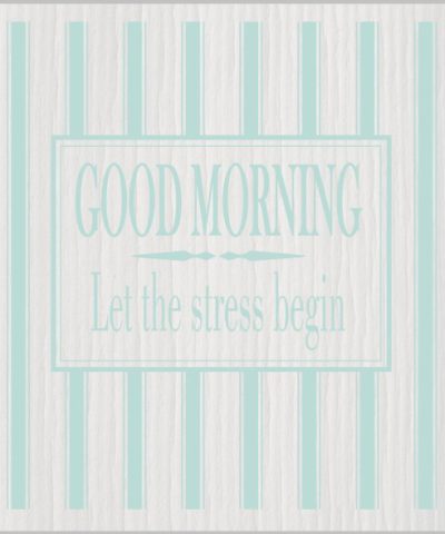 Spüllappen / Good Morning